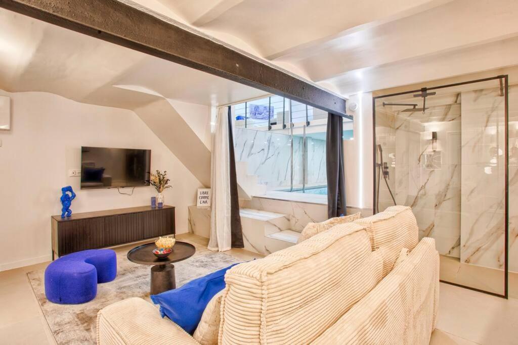 Deauville Luxury Blue Loft - Sauna And Inside Pool Trouville-sur-Mer Exterior photo